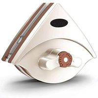 JJYPY Glass Wiper- Glass Cleaner Triangle Multi-Function Double-Proof Grip Double-Sided Wipe