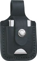 Zippo Lighter Pouch Black Leather