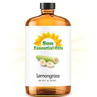 Lemongrass Essential Oil (Huge 16oz Bottle) Bulk Lemongrass Oil - 16 Ounce
