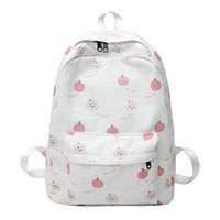 Putars Women's Bag Backpack Bag Fruit Print Travel Large Capacity Middle Student Bag