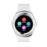 Y1 SmartWatch Touch Screen Support Micro SIM Card with Bluetooth 3.0 Camera Sleep Monitor Outdoor Fitness for IOS Android (WHITE)