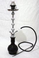 28" Black Hookah Pipe Hooka Shisha Sheesha DIAMOND Nargile + Pro Hukka Huka Hose
