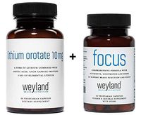 Weyland Brain Nutrition: Lithium Orotate 10mg + Focus (10 Count)