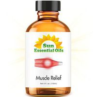 Deep Muscle Relief Blend Essential Oil (Huge 4oz Bottle) Bulk Deep Muscle Relief Blend Oil - 4 Ounce