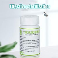 JCarry Instant Effervescent Tablets Cleaner, Effective 99.99% Effervescent Chlorine Tablets, Home Office Purification Disinfection Tablets, 100Pcs (White)