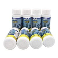 Powerful Sink and Drain Cleaner, Juner 8-Pack Magic Bubble Bomb Fast Foaming Pipe Cleaner Deodorant Chemical Powder Dredge Agent for Kitchen Toilet Pipeline Dredging Quick Cleaning