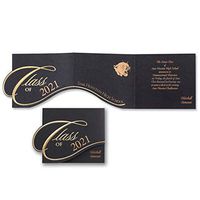 1250pk On a Curve Announcement - Gold-Shop All Graduation