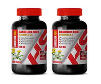 Digestive Health Support Supplements - Dandelion Root 520 MG - Pure and Potent Ingredients - Dandelion Supplement for Women - 2 Bottles 360 Capsules
