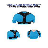 Homethinker - Posture Corrector for Men and Women - Adjustable Upper Back Brace for Clavicle Support and Providing Pain Relief from Neck, Back and Shoulder - Adjustable Up and Down