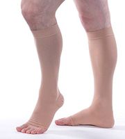 Allegro 30-40 mmHg Surgical 300/301 Knee Highs Open Toe Hose (Beige) Medium