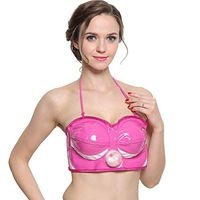 XGuang Hot Breast Massager Bra,Electric Breast Enhancer Massage Vibrating Enhancement Machine Bra Breast Enhancer Bra/Strong Breast Enlarge/Dredge Massage,Red