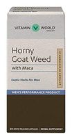 Horny Goat Weed with Maca Exotic Herbs for Men 60 Rapid Release Capsules