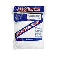 Arkwright White Knit Cleaning T-Shirt Rags (1 lbs. in a Bag)