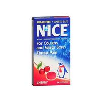 N'ice Sugar-Free Cherry Lozenges, 24 Count Each (Pack of 6)