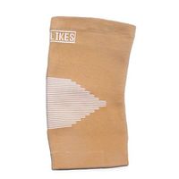 Dimart 1 Pcs White Striped Beige Pullover Sports Elbow Support Pad