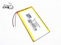 BIHUADE 3.7V 7565121 7800MAH Lithium Polymer Li-Po Rechargeable Battery for DIY Mp3 MP4 MP5 GPS