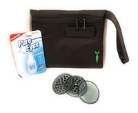 Discreet Smell Proof Bag with Lock Includes PureEyes Redness Relief and Herb Grinder Portable Odor Proof Case for Dry Goods and Herbs
