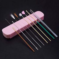8 Pcs Ear Picks Ear Massage Tools Earwax Remover Kit with Storage Box