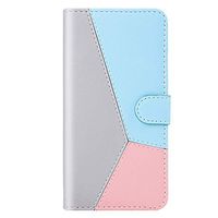 Lomogo Leather Wallet Case for Galaxy A70 with Stand Feature Card Holder Magnetic Closure, Shockproof Flip Case Cover for Samsung Galaxy A70 - LOBXI020105 Grey