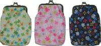2 Eclipse Floral Vinyl Cigarette Case Holds 100's Pouch on the Front