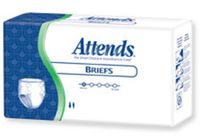 Attends BR25 Poly Briefs, Regular (Pack of 72)