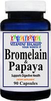 Bromelain & Papaya 500mg Capsules - Blood/Circulation/Inflammation