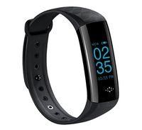Fitness Watch Activity Tracker Smart Band with Sleep Monitor, Smart Bracelet Pedometer Wristband with IP67 Waterprooffor iOS & Android(Black）