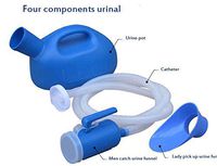 Men and women with universal catheter night pot elderly bed diapers thickened with a deodorant large capacity urine urine kettle (send clean brush) 2000ml