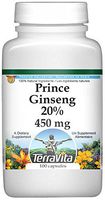 Prince Ginseng 20% - 450 mg (100 Capsules, ZIN: 520242)