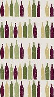 Evergreen Set of 2,Guest Towel Size Napkin, 8"x4.5", Pack of 15, Wine is Breakfast