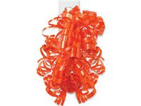 TROPICAL ORANGE Curly Bows12 Strands (7 unit, 12 pack per unit.)
