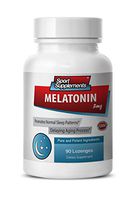 Melatonin Supplement - Melatonin 3mg - Promotes Normal Sleep Patterns (1 Bottle - 90 Lozenges)