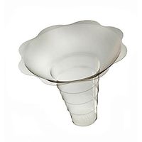 Biodegradable or Compostable Large Shaved Ice Sno Cone Flower Cups (12 OZ) 800 Count