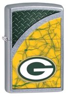 Latest 2016 Style Personalized Zippo Lighter NFL - Free Laser Engraving … (Green Bay Packers)