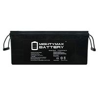 Mighty Max Battery 12V 200Ah 4D SLA Replacement SB 4D AGM '12V' 200Ah Power Sport Battery Brand Product