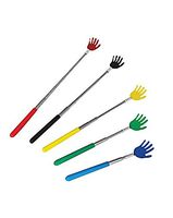 Telescopic Back Scratcher Assorted Colours Red/Black/Yellow/Green/Blue-Active