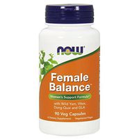 NOW Supplements, Female Balance™ with Wild Yam, Vitex, Dong Quai, GLA, Vitamin B-6 and Folate, 90 Capsules