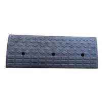 Tire Protection Ramp, 11cm Non-Slip Pressure Pedal, Heavy Duty Truck Truck Step Curb Ramp Damping Downhill Triangle Pad (Color: Black, Size: 100 35 11cm)