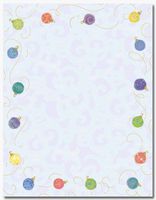 Masterpiece Swirl Ornaments Letterhead - 8 1/2 X 11 - 25 Sheets