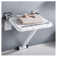 ZWJ-Shower Chair Bath Shower Stool Wall Bench Elderly Seat Comfortable Adjustable Bathtub Chair Seniors Adults Kids