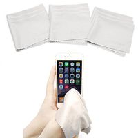 CooGee Premium Microfiber Cleaning Cloths - 9 Pack - Size 9" x 7" - for All Types of Delicate Sufaces Like Eyeglasses,Camera Lenses, Laptop Screens, LCD TVs, Cellphones and Jewelry (Gray)