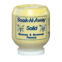 Uni-Kem Chemicals Soak-N-Away Dish Wash Detergent Yellow, 9 lb, Characteristic, Solid | 4/Case