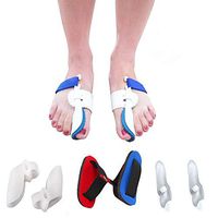 Bunion Corrector Adjustable Splint Night Time Soft Gel for Bunion Relief, Bunion Corrector and Bunion Relief Protector Brace Kit for Big Toes, Bunion Pads, Toe Straightener, Toe Separators
