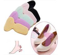 2 Pairs Arch Support with Heel Liner-Soft Silicone High Heel Cushion Dance Insole Pads (Color Random)