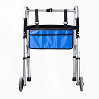 Wheelchair Bag Side Pouch Basket Storage Organizer Tote Pockets for Your Mobility Devices. Fits Most Scooters, Walkers, Rollator - Manual, Powered or Electric Wheelchairs 14” x7.5”.(HZC139) (Blue)