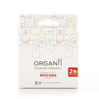 2 x Organii Organic Vegan Coloured Cotton Patches 7x2cm Size for Kids 20pcs
