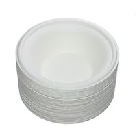 Benail 75 Pack 12 oz Round Disposable Bowls Eco-friendly 100% Natural Sugarcane Biodegradable Compostable Bagasse Tree Free and Plastic Free (75)