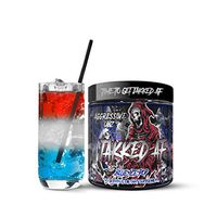 Aggressive Labz Jakked AF Hyper Aggressive High Stimulant Pre Workout Powder, Formulated with Tri-Creatine Citrate, Beta Alanine, Agmatine, and More (Blue Ice Pop)