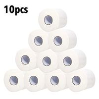 Soft Series of Advanced 3-Ply / 3-Ply Toilet Paper, Bathroom Kitchen Degradable Roll Paper for Home Daily Use TP White