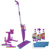 Rejuvenate Click and Clean Deluxe Bundle Best Spray Mop, Floor Cleaners and Accessories in One Kit